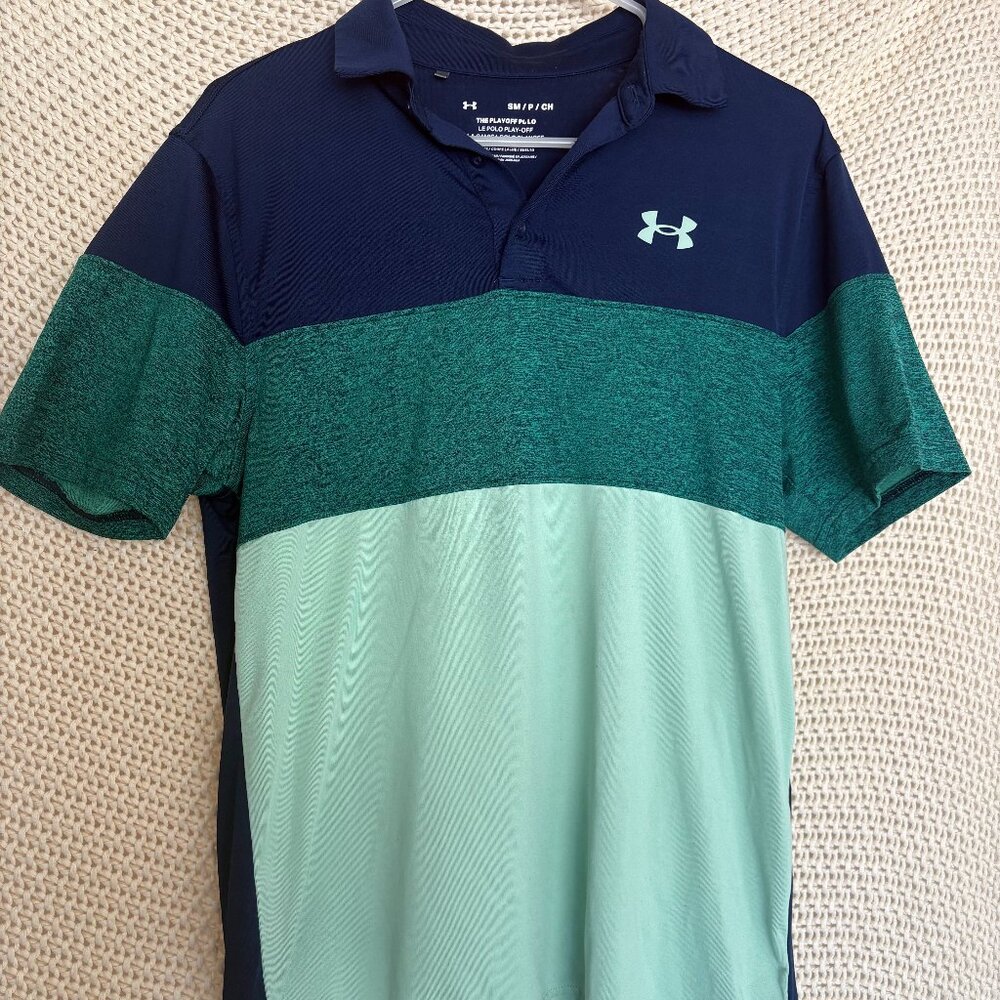 Under Armour Playoff Polo TriColor Blue-Green